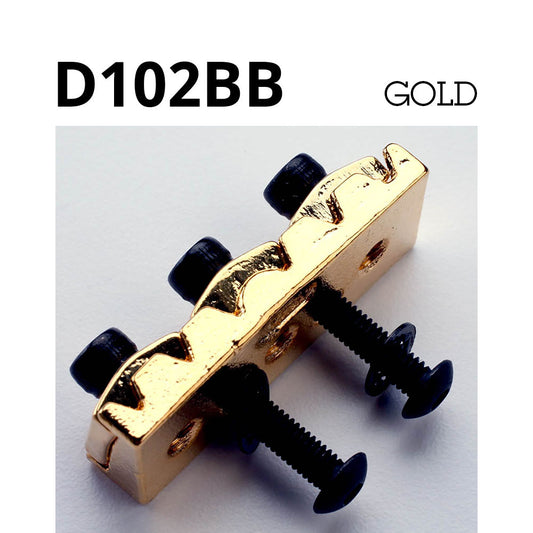 42mm Rear Mount Floyd Rose Locking Nut. Gold includes hardware D102BB