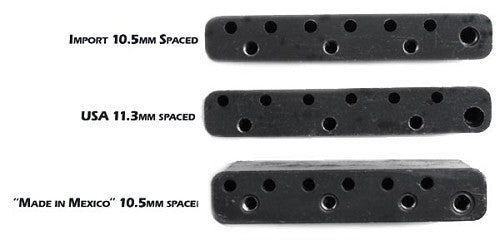 USA 2 7/32" Spaced SOLID STEEL Tremolo Upgrade Block D31BB