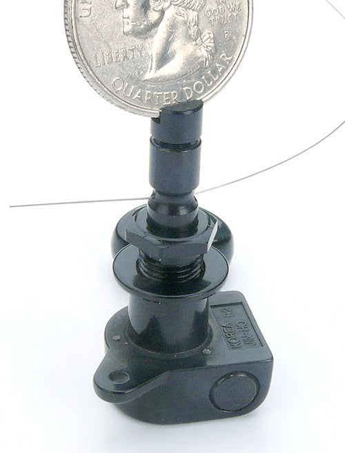 Gotoh Style BLACK locking tuners- True mechanical Lock E36BB