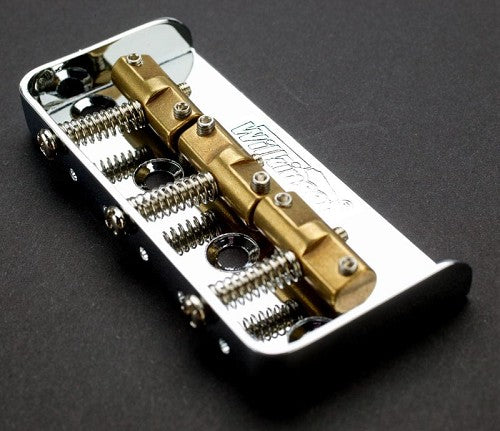 Cutaway Wilkinson Compensated Bridge Brass Saddles - Fits Tele® C36BB