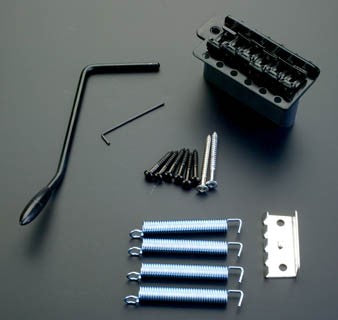 Black Vintage USA Spaced Tremolo complete Bent Steel Saddles D14BB
