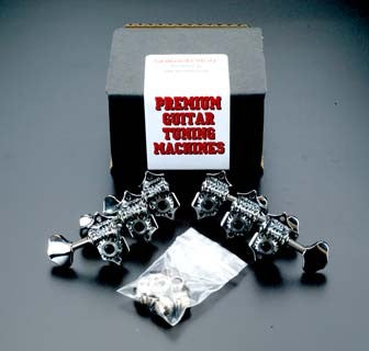 18:1 Wilkinson Open Back 3x3 "Vintage Key" Tuners E33BB