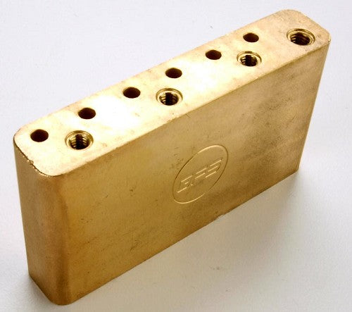 USA Spaced 2 7/32" Solid Brass Trem Block "Vintage Spacing" D72BB